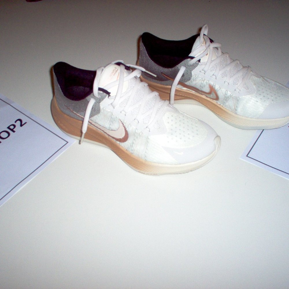 Nike Womens Zoom Winflo 8 Running Shoe Bronze Pre… Gem